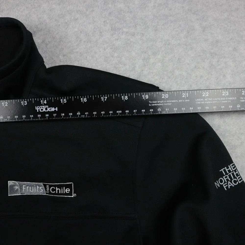 The North Face Jacket Mens Large Full Zip Mock Neck Activewear Black Long Sleeve
